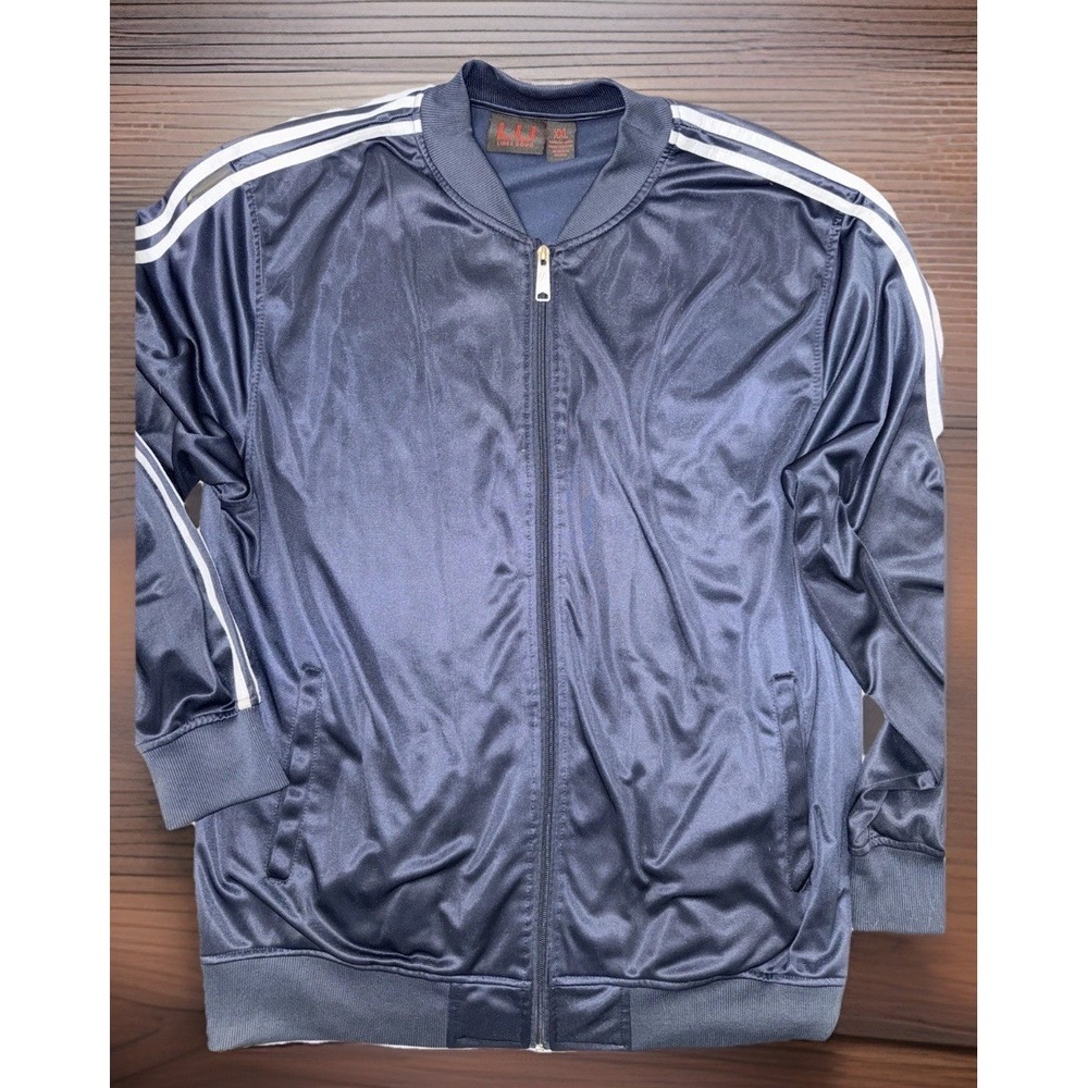 Windbreaker Jacket Navy Blue Linea Uomo Men's Size XXL Jersey